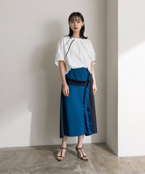 「Eimee Law」 半袖カットソー 38 オフホワイト レディース_画像2