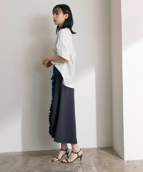「Eimee Law」 半袖カットソー 38 オフホワイト レディース_画像5