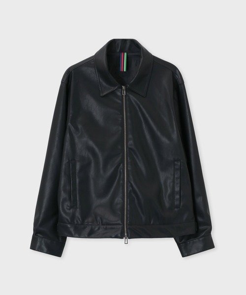 PS Paul Smith ブルゾン アウター シンセティックレザー ジップアップ