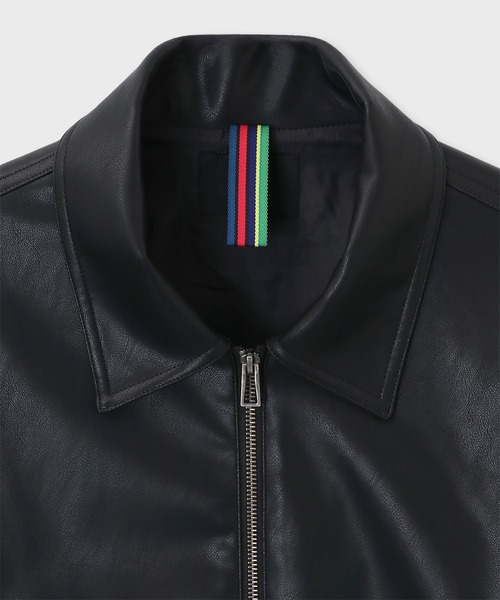 PS Paul Smith ブルゾン アウター シンセティックレザー ジップアップ
