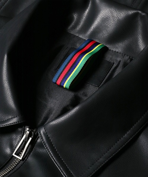 PS Paul Smith ブルゾン アウター シンセティックレザー ジップアップ