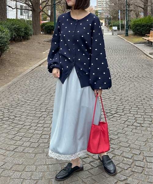 「PILIT」 ロングスカート MEDIUM アイボリー レディース_画像3