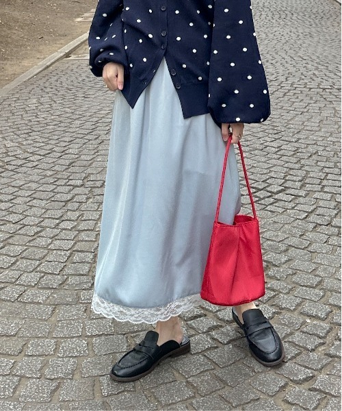 「PILIT」 ロングスカート MEDIUM アイボリー レディース_画像4
