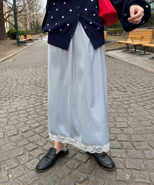 「PILIT」 ロングスカート MEDIUM アイボリー レディース_画像6
