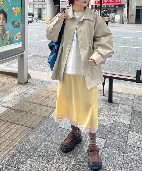 「PILIT」 ロングスカート MEDIUM アイボリー レディース_画像9