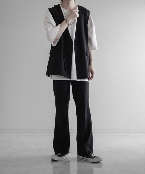「KUUUPY」 スラックス MEDIUM モカ メンズ_画像9
