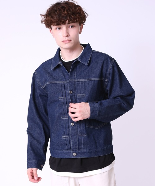 Util Clothing 大戦モデル デニムジャケット Gジャン サイズ44 ARCADE（アーケード） デニムジャケット gジャン 大戦モデル 革パッチ