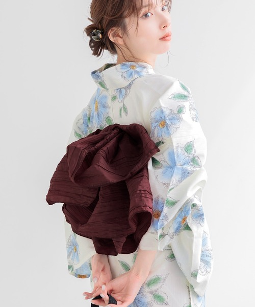 Dita 浴衣 1人で簡単に着付けOK（浴衣+へこ帯+下駄+着付け説明本