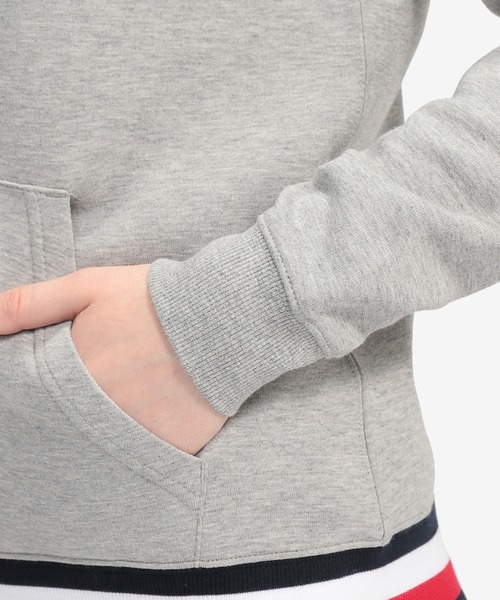 TOMMY HILFIGER パーカー ベーシック ジップアップ レディース