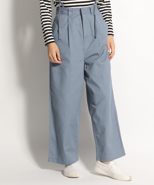 パンツ サス付きスッキリシルエットパンツ 最大53 オフ