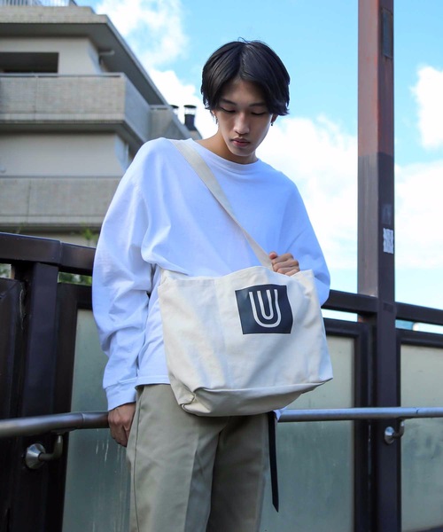 ショルダーバッグ バッグ Universaloverall ユニバーサルオーバーオール 2way外ポケットショルダートートバッグ Uzr1vr0sqo Www Familyontour De