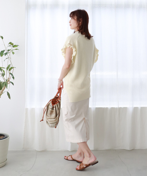 IENA（イエナ） ベスト リネンコットンニットベスト : ZOZOTOWN Yahoo