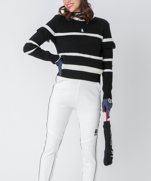 archivio ニット セーター 「LADIES」アルチビオゴルフウェア フリンジ