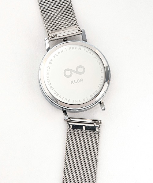 腕時計 KLON SLIM SOLAR STYLE -SILVER MESH- 38mm PAIR WATCH model レディース メンズの画像