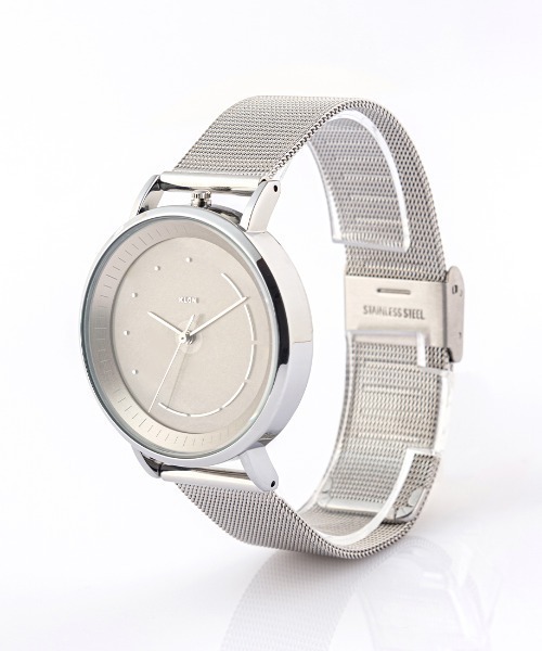 腕時計 KLON SLIM SOLAR STYLE -SILVER MESH- 38mm PAIR WATCH model レディース メンズの画像