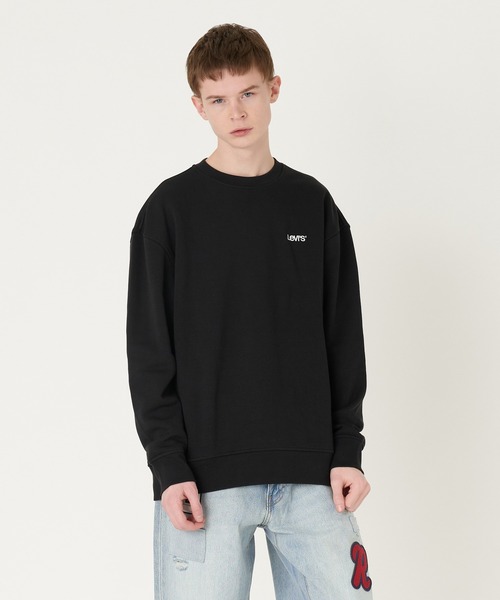 【関税込み】ロゴ パッチ クルーネック スウェットシャツ Levi's スウェット Levi's/リーバイス クルーネック スウェット