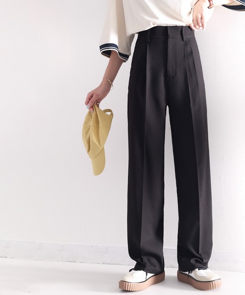 classicalelf（クラシカルエルフ） スラックス パンツ ダブルタック