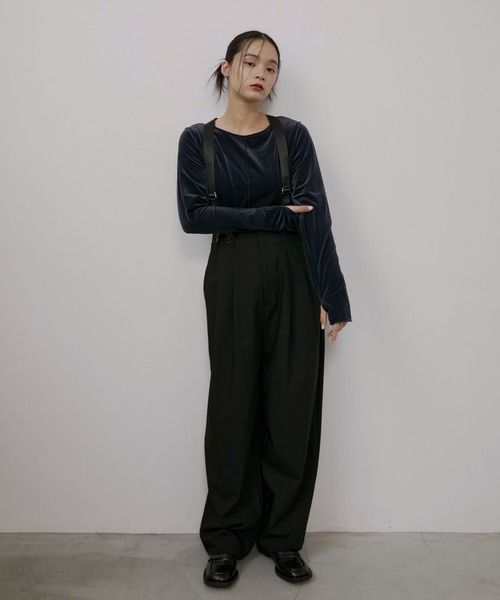 feepur tシャツ シアーベロアロンTee レディース : ZOZOTOWN