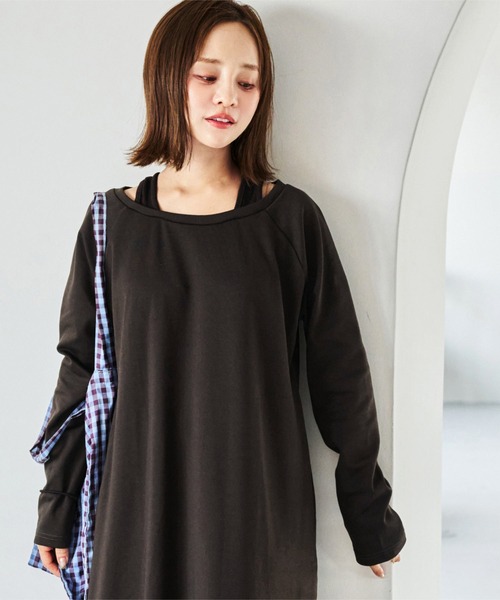 新品未使用⭐︎カナパジャージーワンピース⭐︎ネイビー⭐︎Mサイズ セール】【洗える】カナパジャージー ワンピース（ワンピース