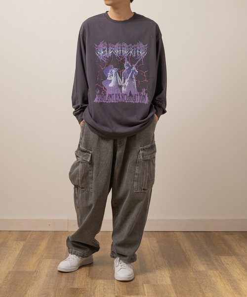 KITH キス◆バタフライ ヴィンテージ ウォッシュ加工 Tシャツ WEB限定】ヴィンテージ加工Tシャツ(ONE SIZE ブラック