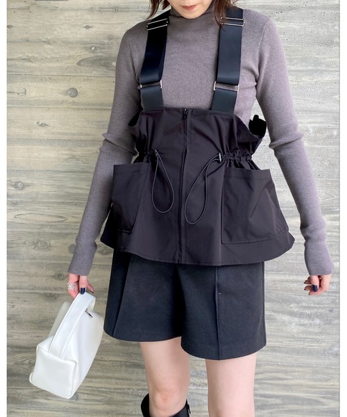 ベスト ジレ ミリタリー クロップドジップベスト レディース 楽天市場】SALE ベスト ジレ レディース トップス 【即納