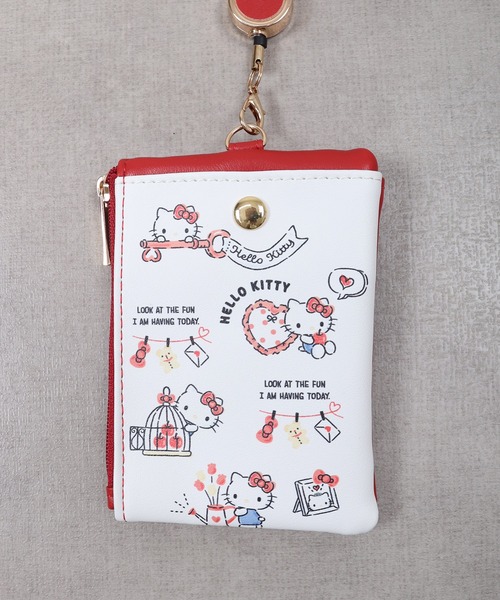 sanrio（サンリオ） パスケース JUNESELECT チラシ柄キーケース