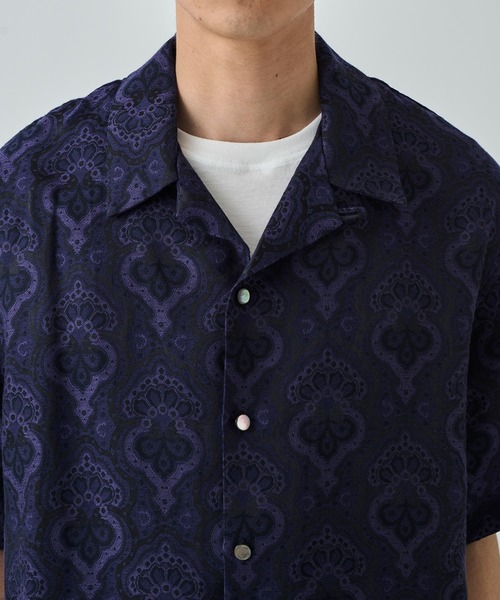 シャツ ブラウス 「superNova./スーパーノヴァ」Aloha shirt-Damask 