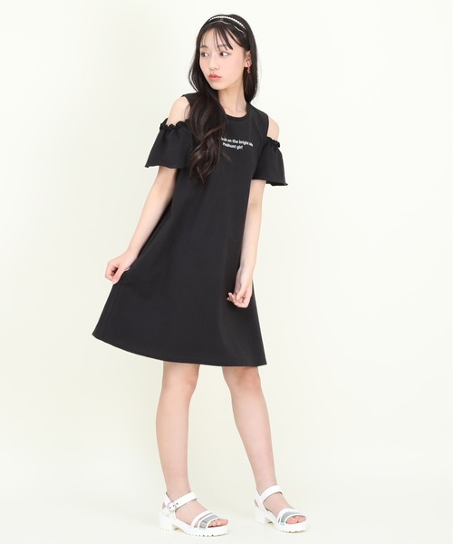Daughter and Son ワンピース ピンク PINKHUNT ワンピース ピンクハント 接触冷感 肩だし 9478K