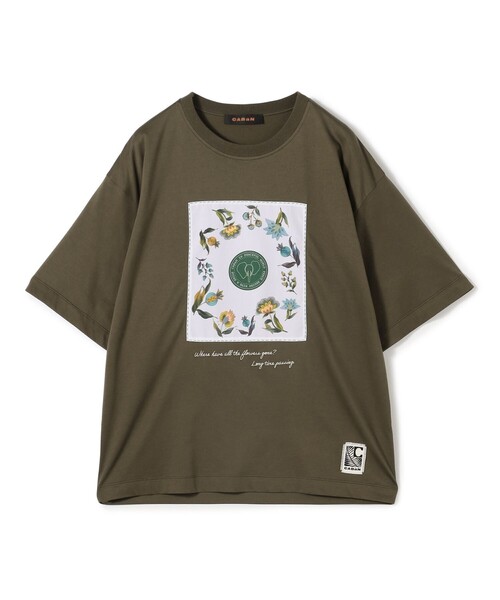 caban Tシャツ CABaN tシャツ スビンコットン グラデーションプリントTシャツ