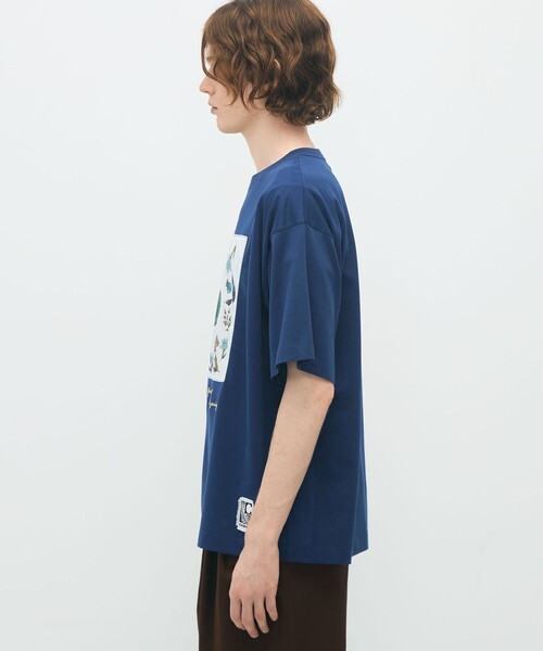 CABaN Tシャツ　サイズS CABaN tシャツ スビンコットン フラワーサークルプリントT