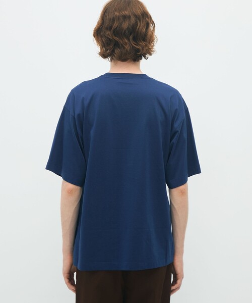 CABaN tシャツ スビンコットン フラワーサークルプリントT