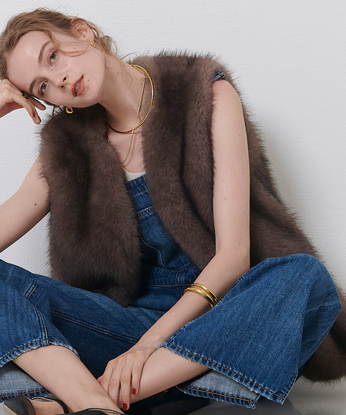 Rouge vif（ルージュ ヴィフ） ベスト ジレ エコファージレベスト