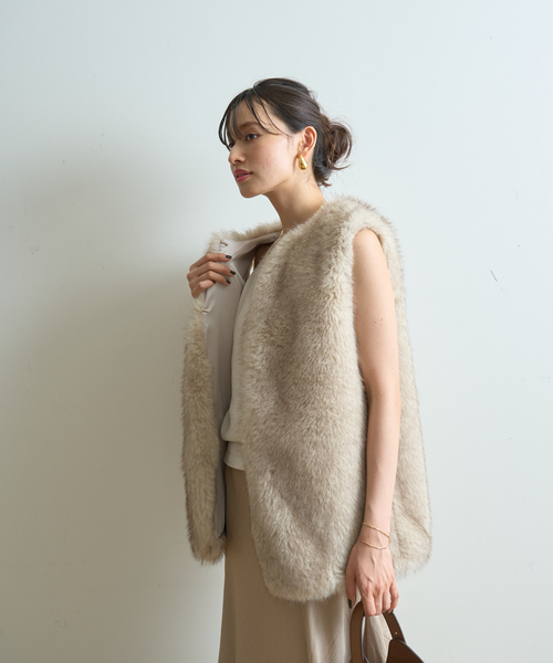 Rouge vif（ルージュ ヴィフ） ベスト ジレ エコファージレベスト