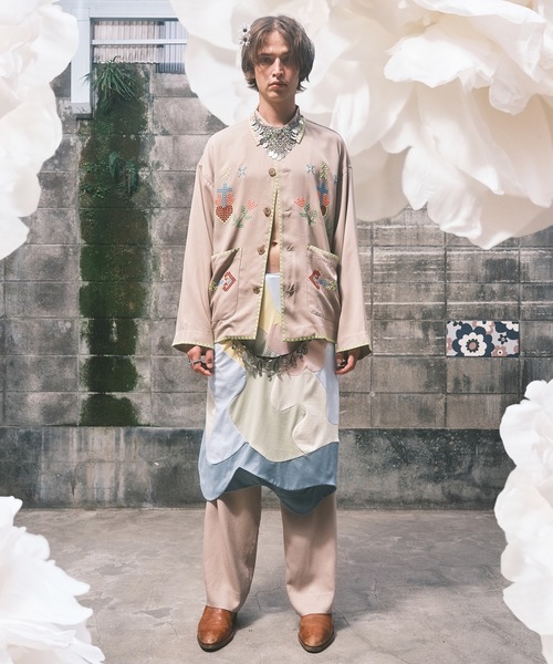 amok（アモク） シャツ CROSS BONDING SHIRT メンズ レディース