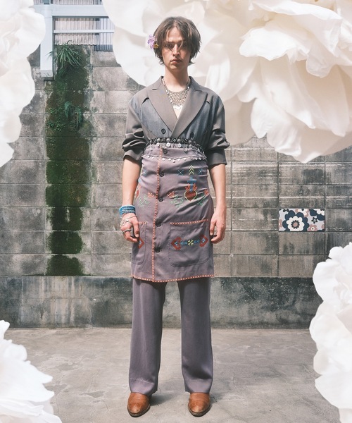 amok（アモク） シャツ CROSS BONDING SHIRT メンズ レディース