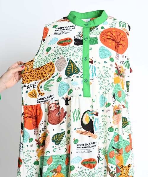 新品 Hysterics 総柄 ノースリーブワンピース 3088000028603541_01_6270.jpeg
