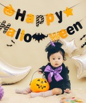 ベビー 「BABY」ハロウィン魔女セットの詳細画像1