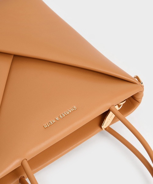 CHARLES ＆ KEITH トートバッグ Midori ミドリ ジオメトリック