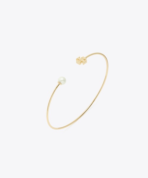【シンプルデザイン♪】トリーバーチ パール カフ TORY BURCH ブレスレット キラ パール カフ レディース