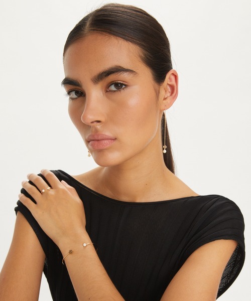 【シンプルデザイン♪】トリーバーチ パール カフ TORY BURCH ブレスレット キラ パール カフ レディース