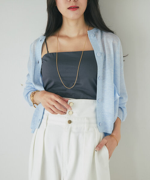 La boutique Bonbon キャミソール 「miki監修」カップ付2WAY