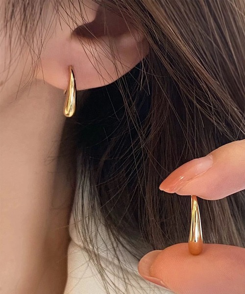 ALWAYS GOOD TIME ピアス 「金属アレルギー対応」ドロップピアス
