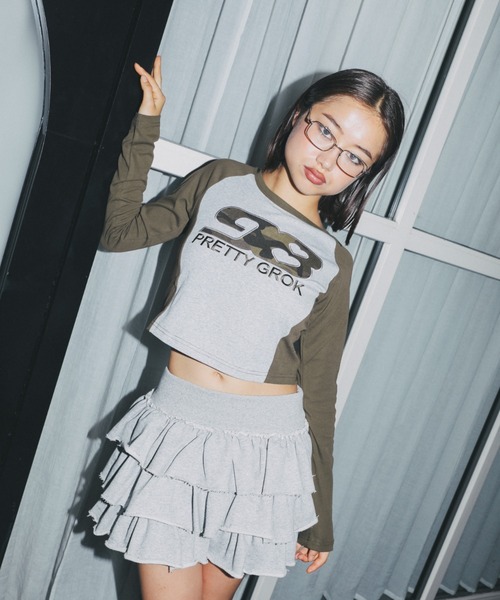 HTH tシャツ camo numbering long tee レディース : ZOZOTOWN