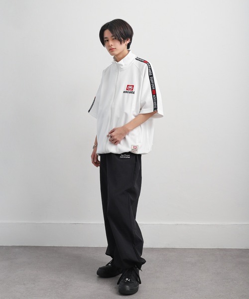 ecko unltd. tシャツ 「ECKO」 メッシュ ロゴ刺繍 半袖 Tシャツ