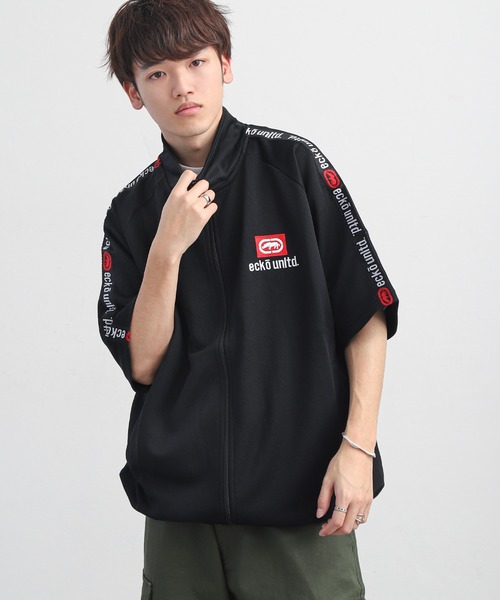 ecko unltd. tシャツ 「ECKO」 メッシュ ロゴ刺繍 半袖 Tシャツ