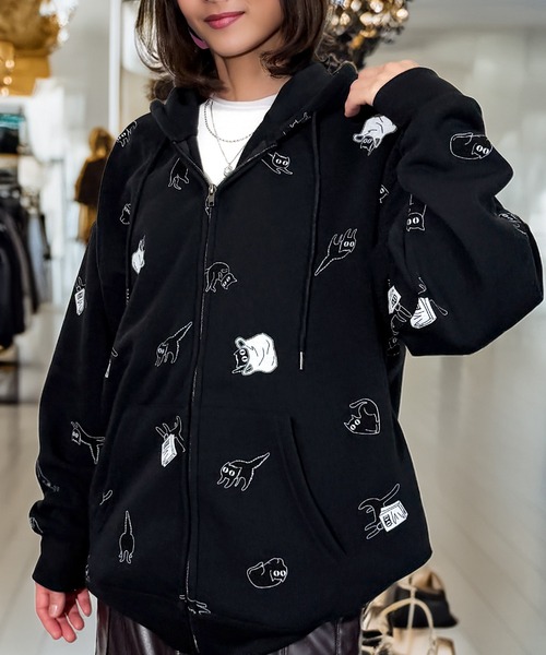 黒 Sロゴ フード付きパーカー Supreme シュプリーム 2024AW S Logo Zip Up Hooded Sweatshirt Sロゴ