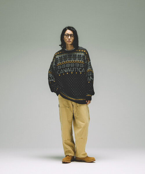 NAUTICA セーター ニット NAUTICA/ノーティカ Snow Pattern