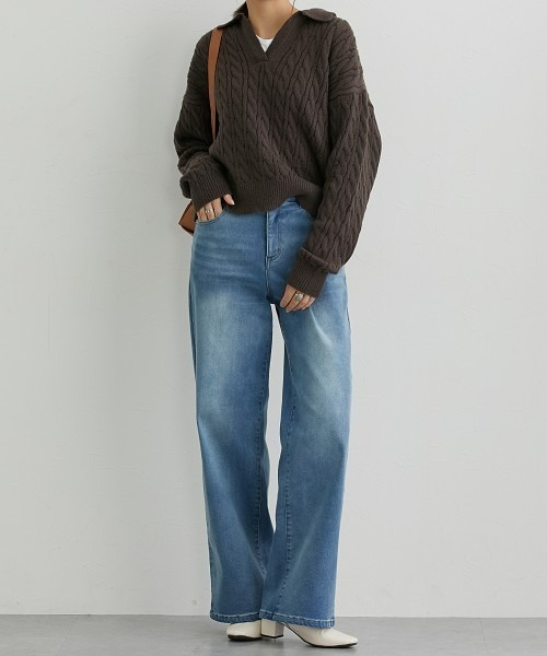 slattgir（スラットジール） ジーンズ デニム デニムパンツ 高身長 裏