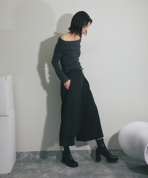 SMILE ORCHID（スマイルオーキッド） パンツ ラップデザインハーフ