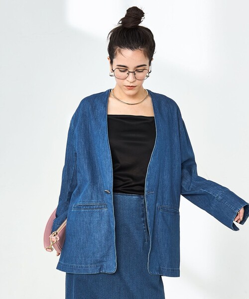 ノーリーズRM DENIM デニムシャツ ポケット付き ノーリーズRM DENIM デニムシャツ ポケット付き
